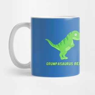 green gouache grumpasaurus rex tyrannosaurus rex Mug